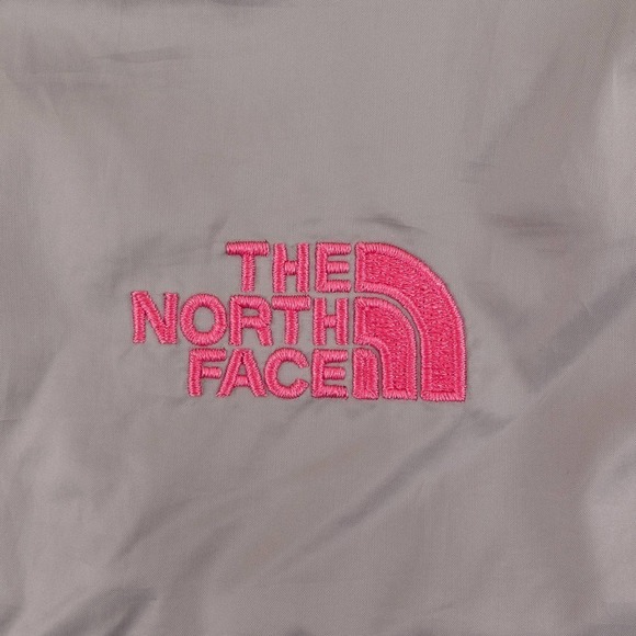 The North Face Fleece Hoodie Jacket Girl's Extra Large Silver - Picture 6 of 9